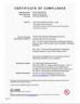Wifor International Trade Co., Limited Certifications