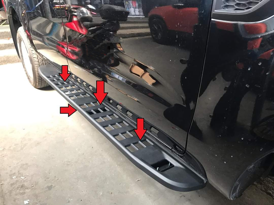 4X4 Pickup Power Running Boards , Custom Running Boards For Ford Raptor 2015+