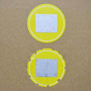 self adhesive eggshell label