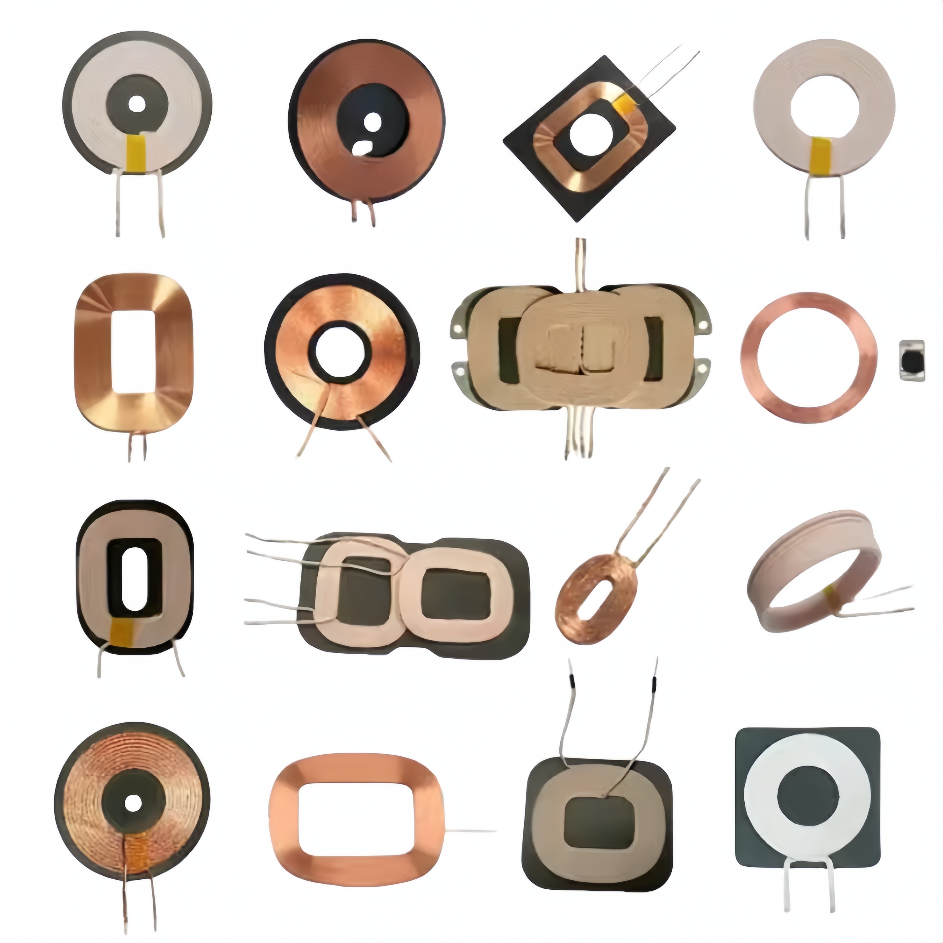Customized 15 Watt Dual Coil Wireless Charging Coil for Cell Phone Charging