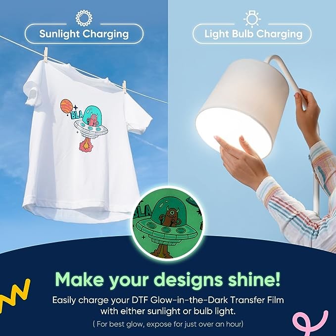 Glitter Roll DTF Film 30cm 60cm PET Heat Transfer Printing