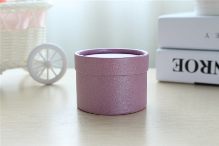 Customized paper carton tube box round cardboard with lid gift packing box