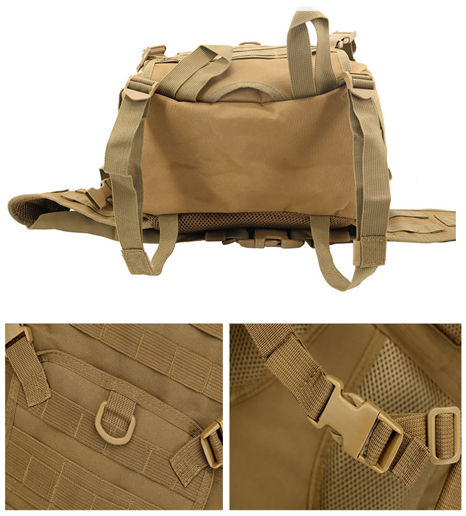 Hard Handle Backpack Multi-Function Training Waterproof Bag for Camping and Traveling