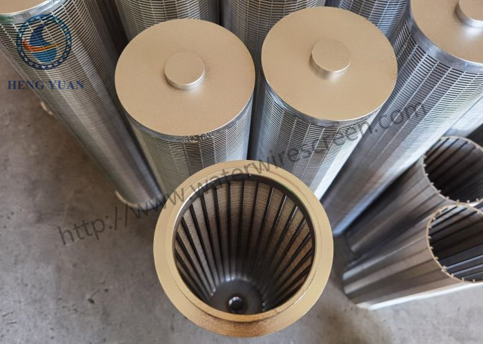 Resin Catcher Wrapped Johnson Wire Screen Tube Stainless Steel 316l For Resin Filter