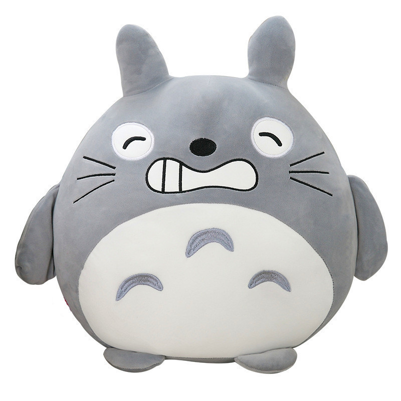 ISO9001 Breathable PP Cotton Filling Totoro Plush Pillow