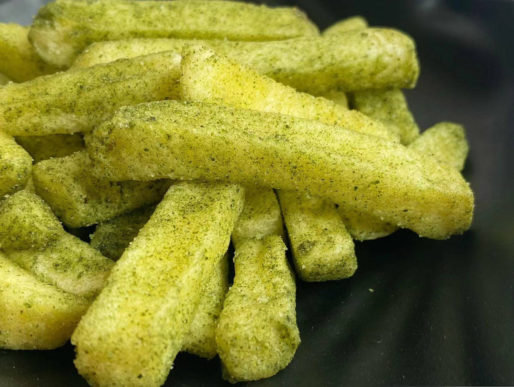 Wholesale VF Vegetables Strips Seaweed French Fries Snacks Vacuum Fried Potato Chips