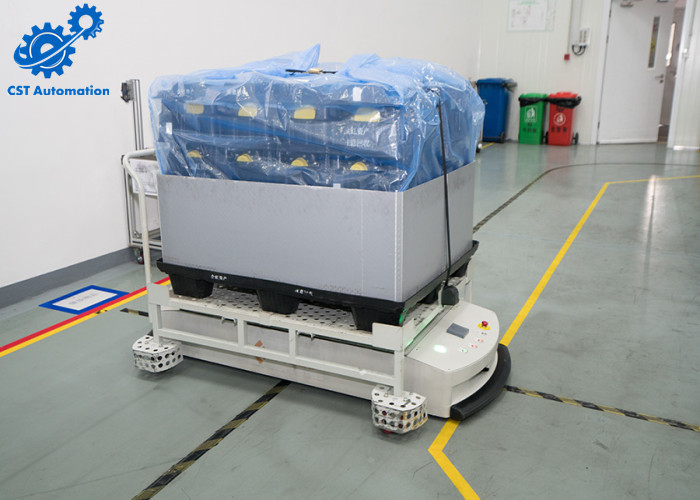 Carbon Steel AGV Automated Guided Vehicle For Warehouse Automatic Storage