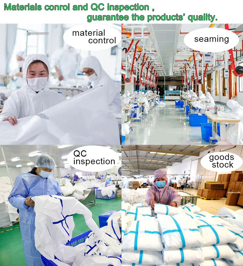 Disinfect Bio Security Type 4 Disposable Coveralls 65g SF Microporous Suit For Men Women