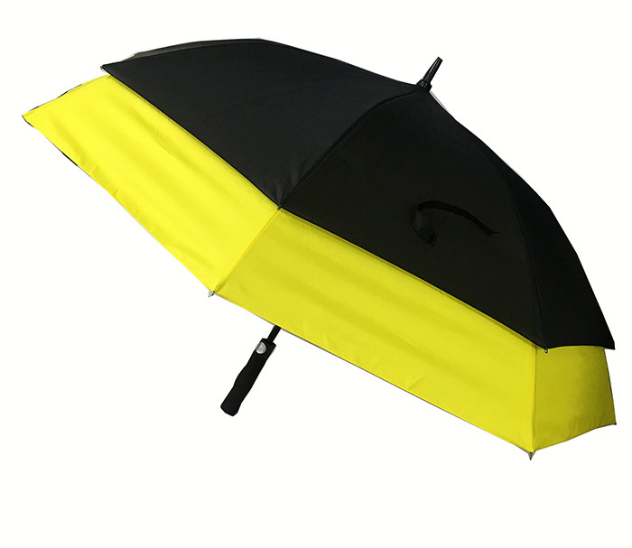 30 Inches 190T Pongee Automatic Open Double Canopy Golf Umbrella