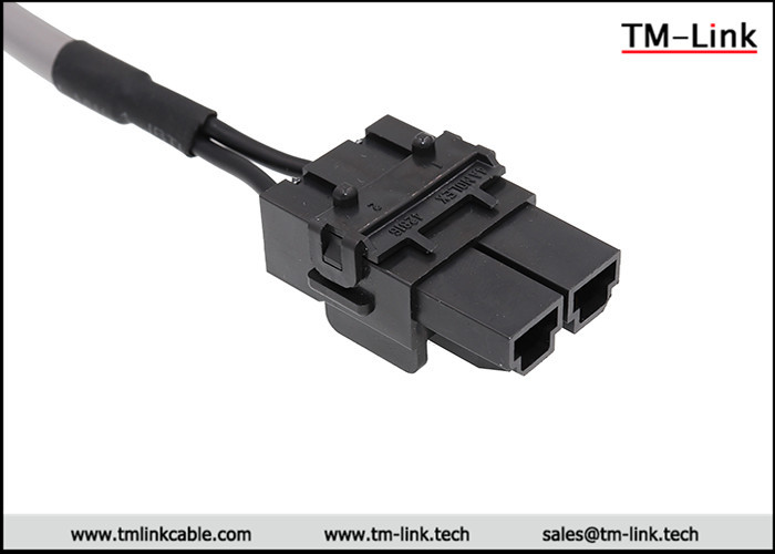 Molex SD-42816-0212 to European terminals customized cable assembly