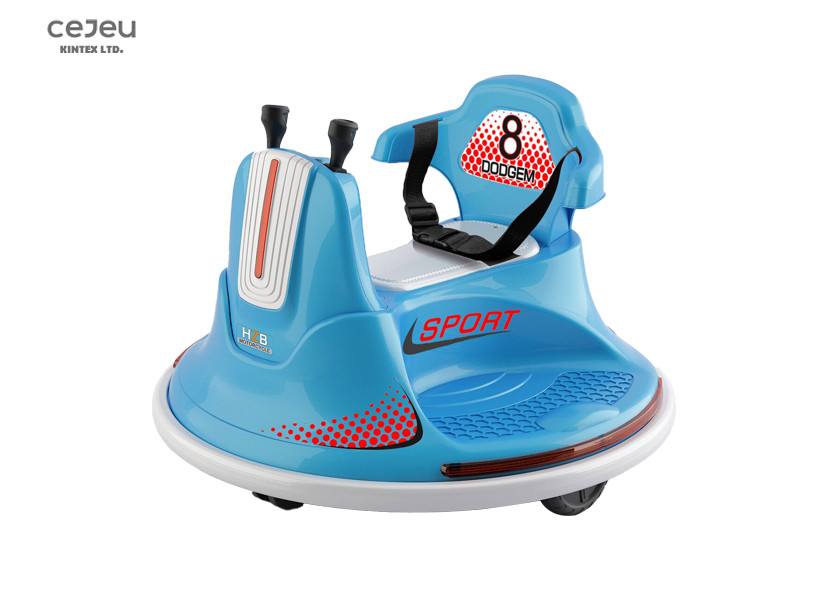 Kids 6v Toy Electric Ride On Bumper Car 360 Spin Battle