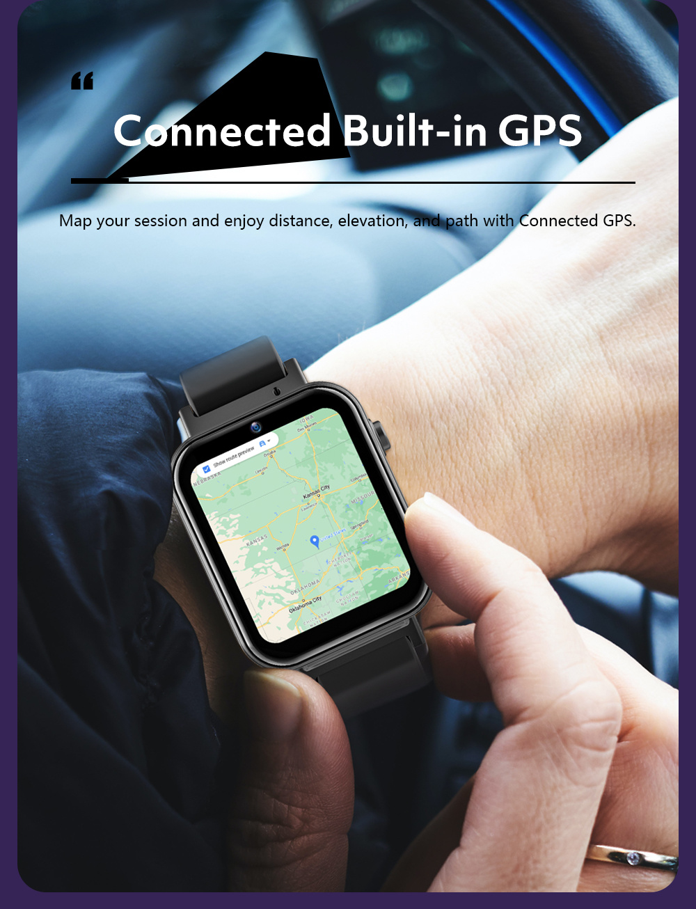 1.75inch 320 * 385 Resolution 1.5 Hour Charging Time Face Recognition Video Chat 4G S21 Smart Watch for Weather Monitoring