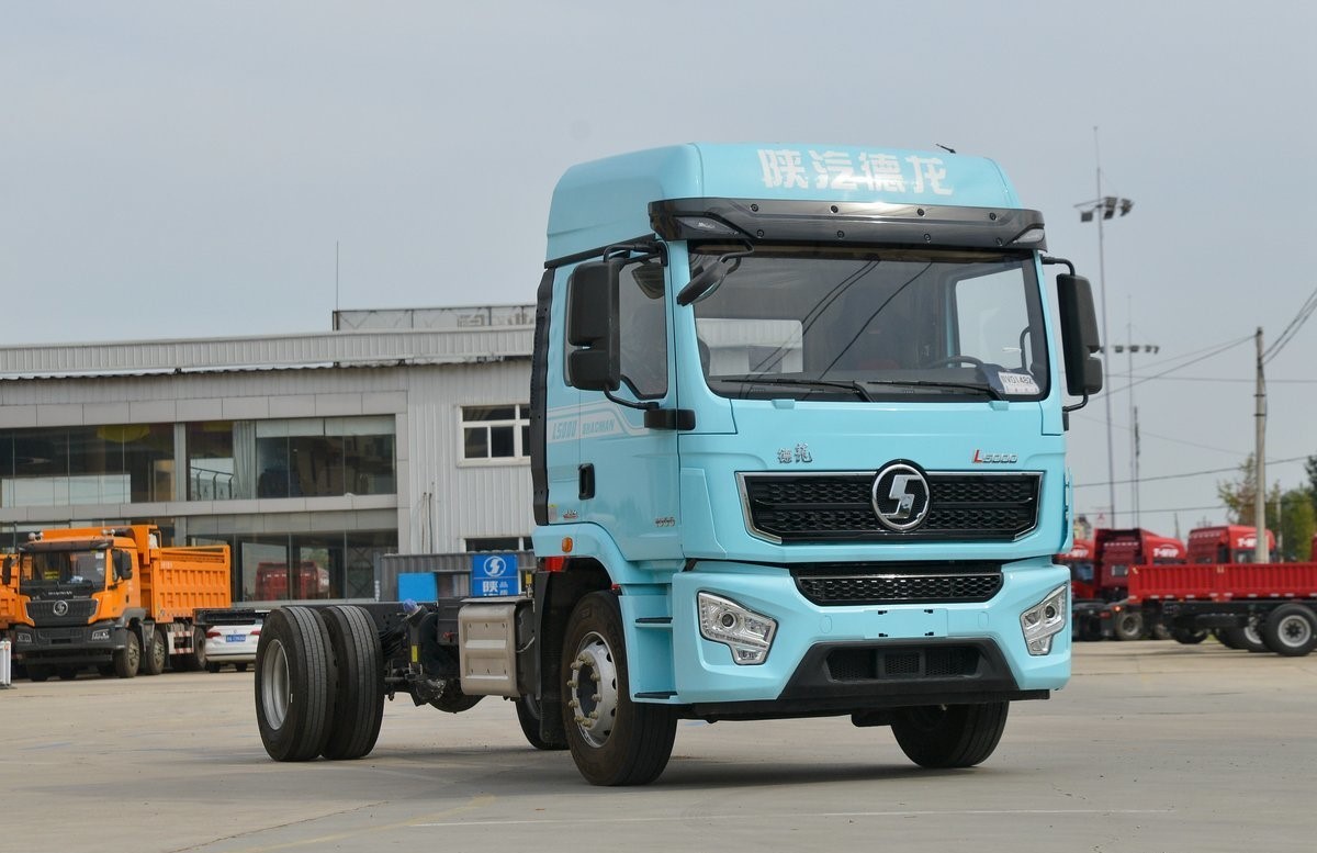 L5000 Shacman Heavy Cargo Trucks Express Transportation Market Yes Air Suspension Seat Fence