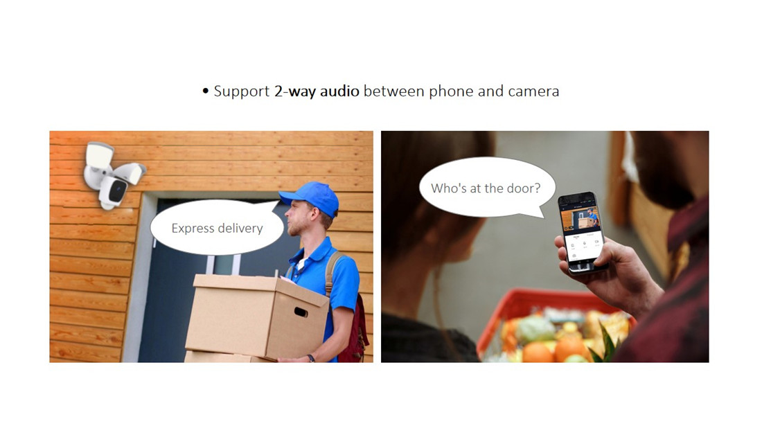 Smart Wireless 1080P Floodlight Camera(E97A)