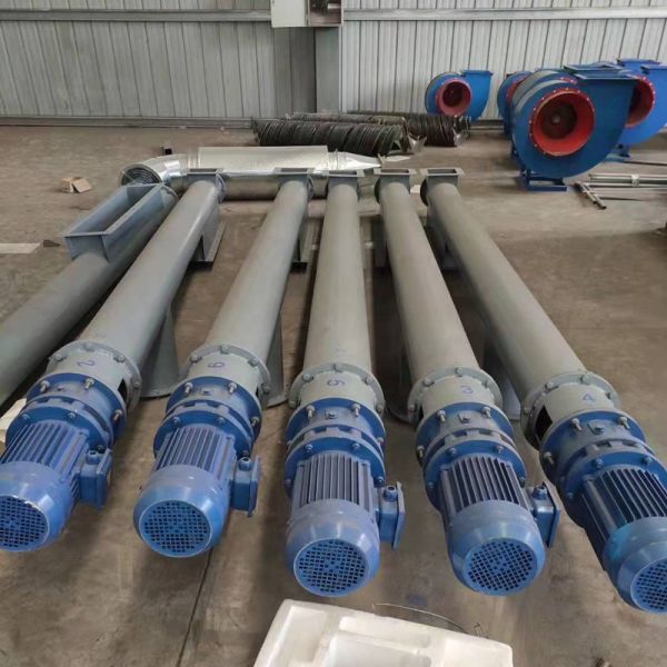OEM Custom 2024 New U-Shaped Steel Auger Conveyor with Motor Bearing Gear
