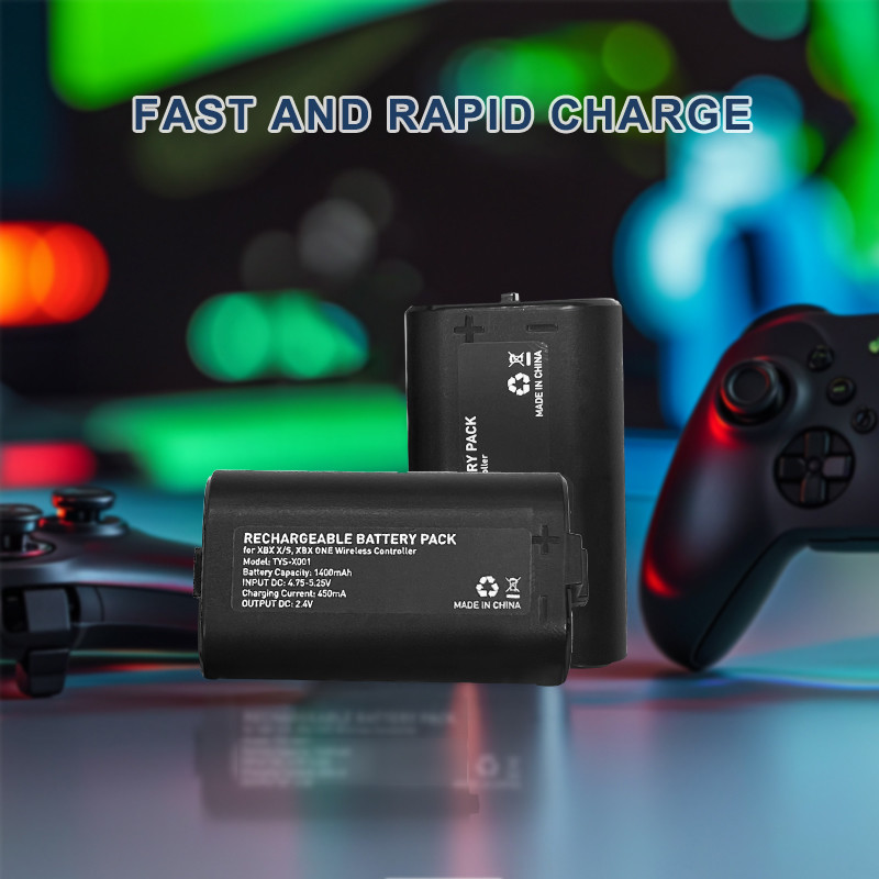 1400mAh Xbox Rechargeable Batteries USB Interface For XBX X/S/ONE Wireless Controller