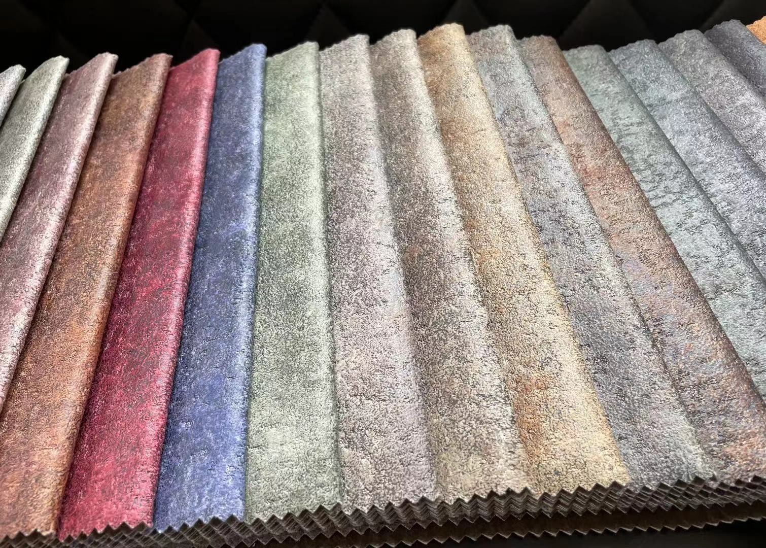 Printed Pattern Suede Sofa Fabric Woven 100 Polyester Suede Fabric