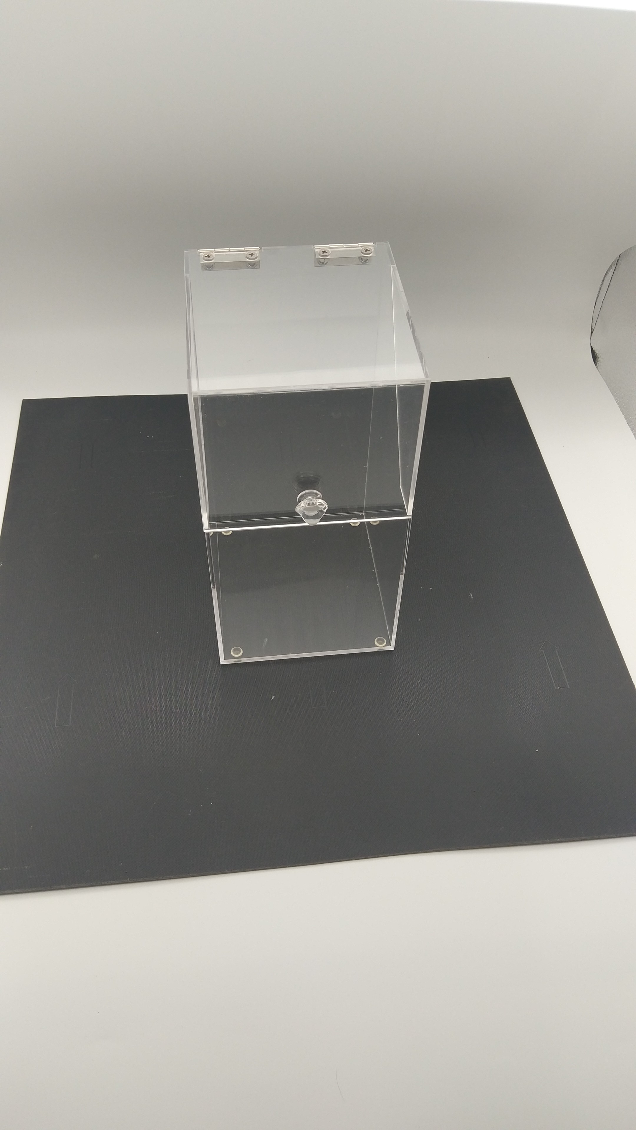 Plexiglass Makeup Brush Display Stand Clear Acrylic Cosmetic Brush Holder