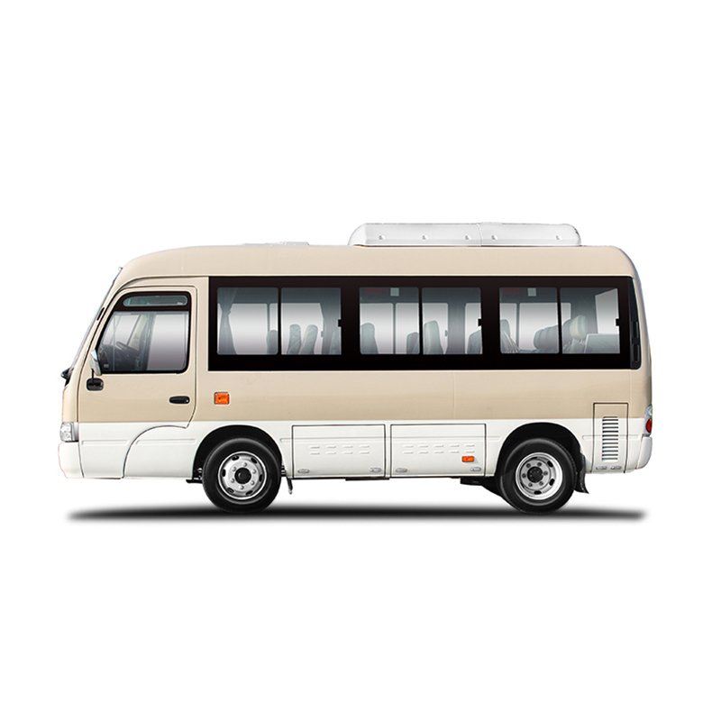 Euro 3 Emission Standard and LHD Steering Position Mini Van Coaster Bus for 30 People