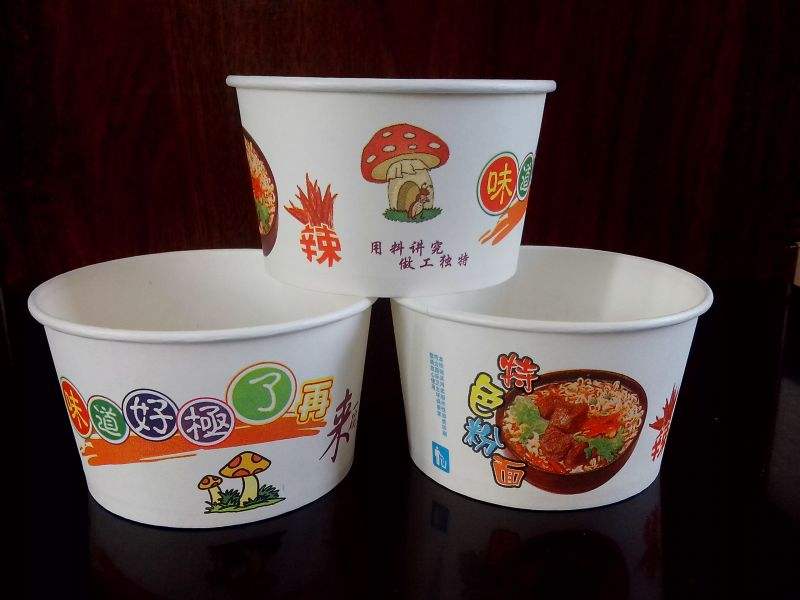 Factory supply paper bowl for food soup noodles making machine