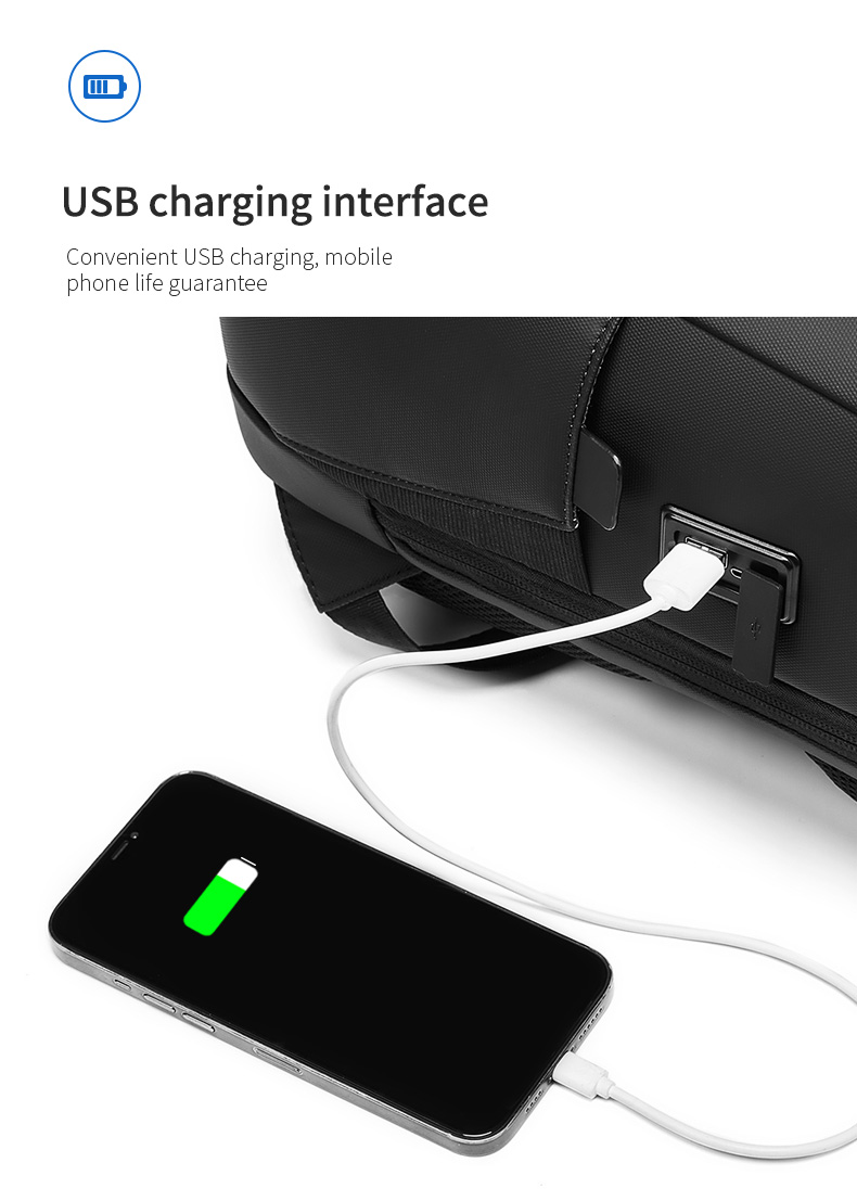 New bag laptop usb charging anti theft men college school waterproof bagpack backpack bag backpacks for men