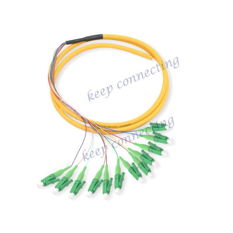 Single Mode Pigtail FTTH ST UPC/APC Colorful LSZH/PVC 12cores Optic Fiber Pigtail