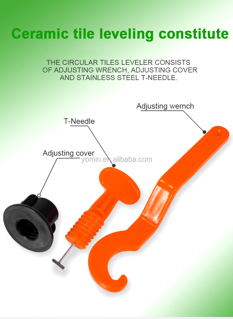 Wholesale Tools Recyclable Ceramic Tile Leveler Tile Levelling Plastic Wedges Spacer System