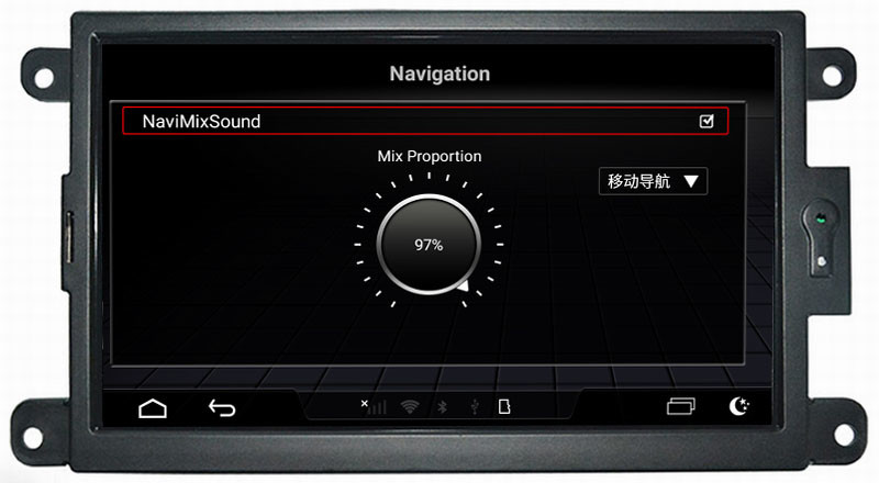 Ouchuangbo car stereo navigation for Audi A4 Q5 2009-2015 support BT MP3 mirror link android 8.0 OS 4+32