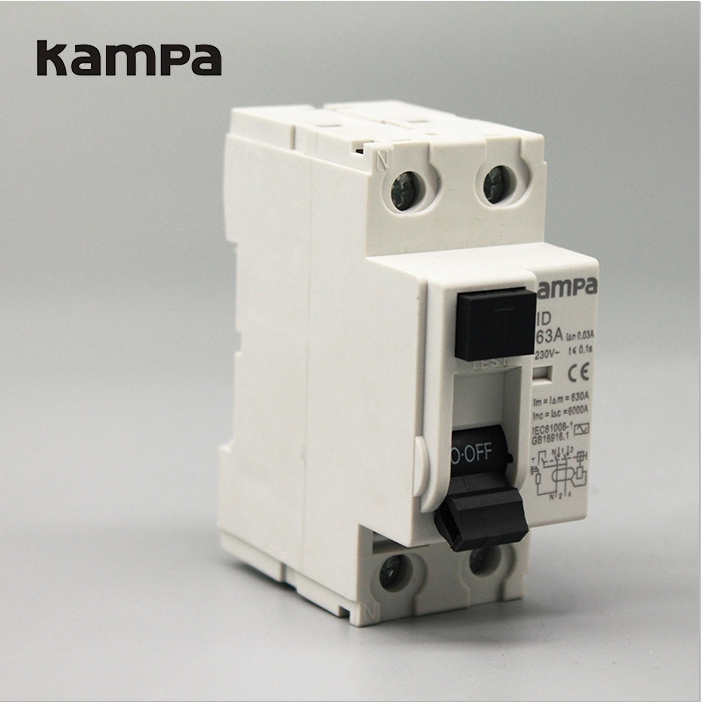 Residual Current Circuit Breakers Kampa IID 2P 63A Elcb Rccb High Quality