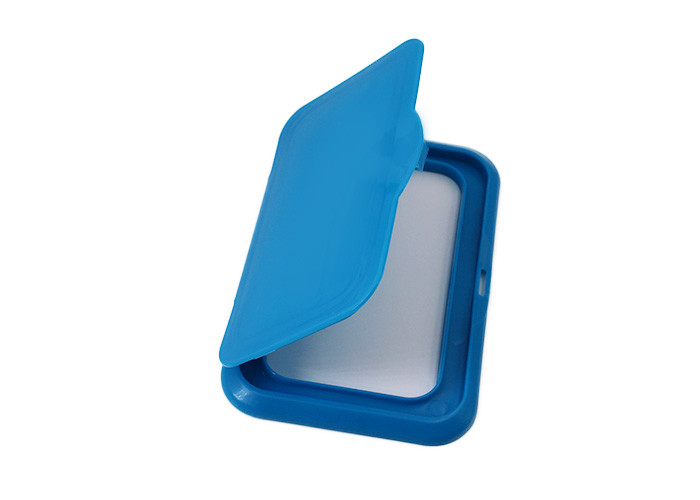 Food Grade 112mm Length Plastic Flip Top Cap For Tissue Pail
