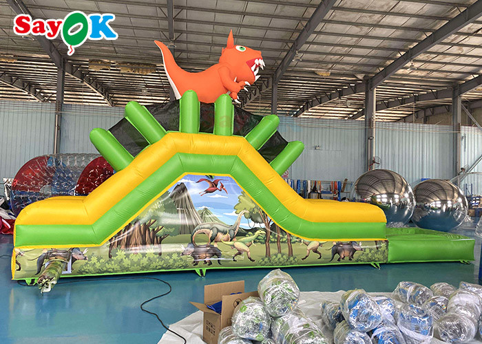 Outdoor Inflatable Slide Commercial Inflatable Skateboard For Amusement Park Logo Printing