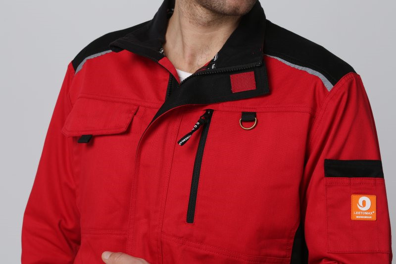 Upright Collar Mens Work Uniforms 35% Cotton Mens Outdoor Work Jackets