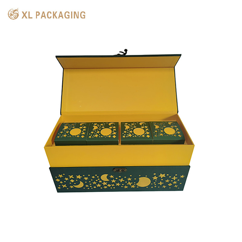 Mid-Autumn Mooncake Gift Box Empty Box High-End Creative Packaging Business Hotel Mooncake Wholesale Luxury Gift Box