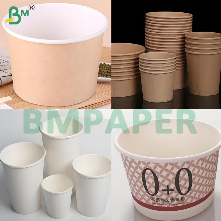 135-350 GSM Double Size PE Coated Waterproof Paper for Cup and Bowl