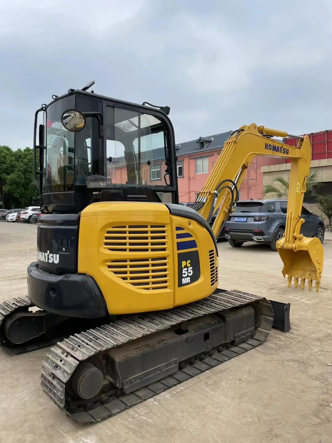 Mini Digger Used Komatsu PC55mr PC56 Crawler With 0.2m3 Bucket Capacity