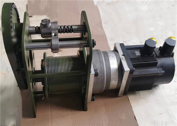 1.5t Electric Rope Winch With Cable Winding System And Lebus Grooved Drum
