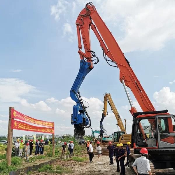 50T Pile Foundation Hydraulic Excavator Arm Cat Boom Cylinder