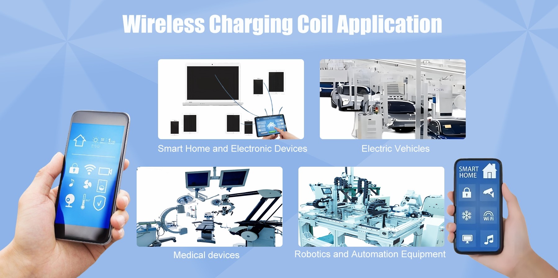 Customized Specifications Wireless Charging Coil Qi Charging Receiver Coil 5W