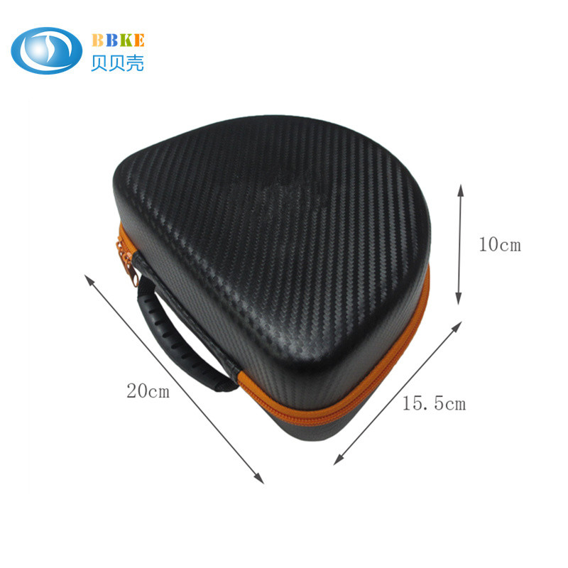 Black Color EVA Headphone Case For Audio Technical , Shockproof EVA Foam Case