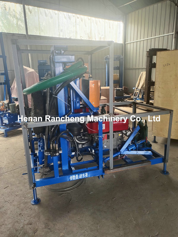100mm - 450mm Dia Portable Water Drilling Machine 150m Depth With Two Wheels