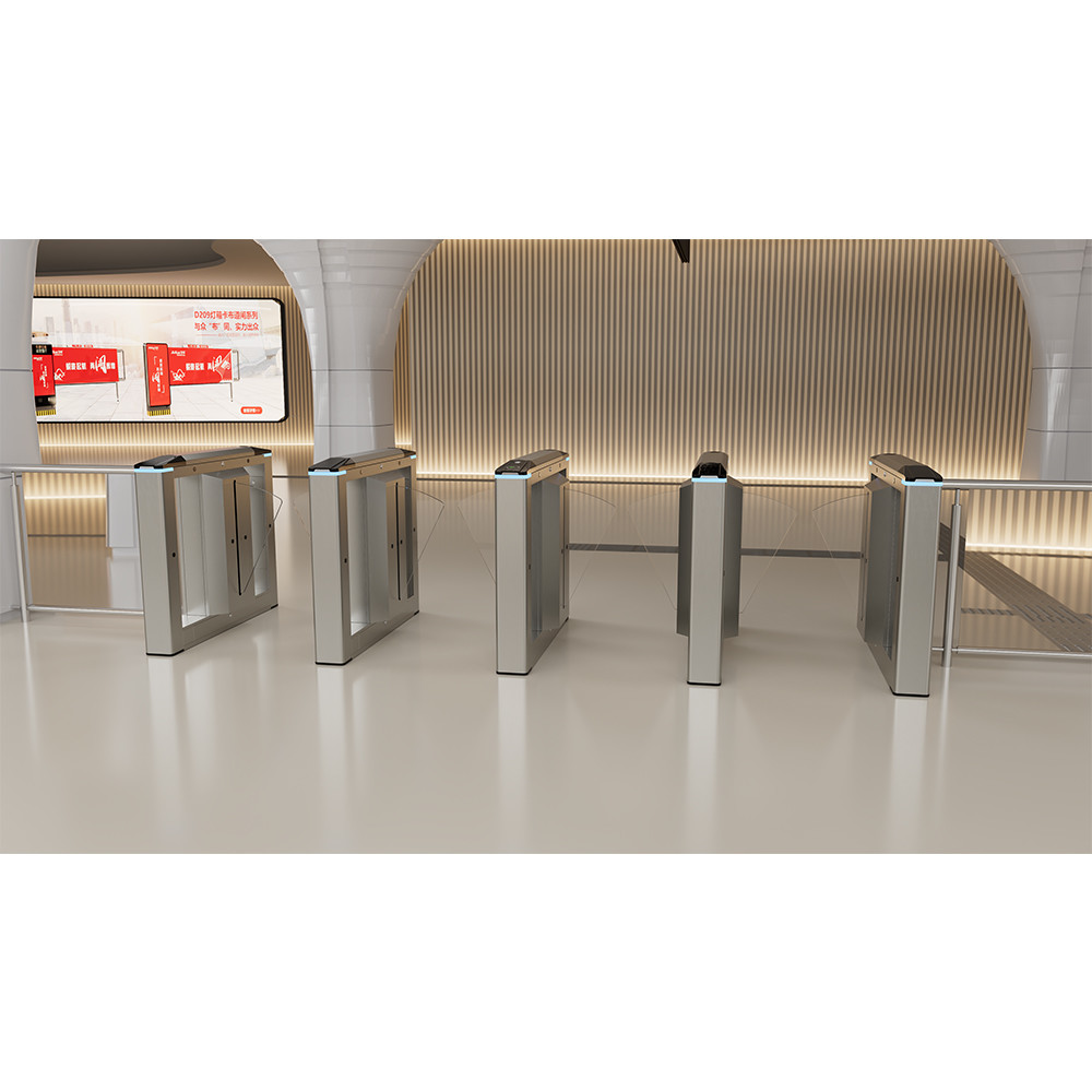 Flap Barrier Tripod Pedestrian Access Control Gates RFID Access Control
