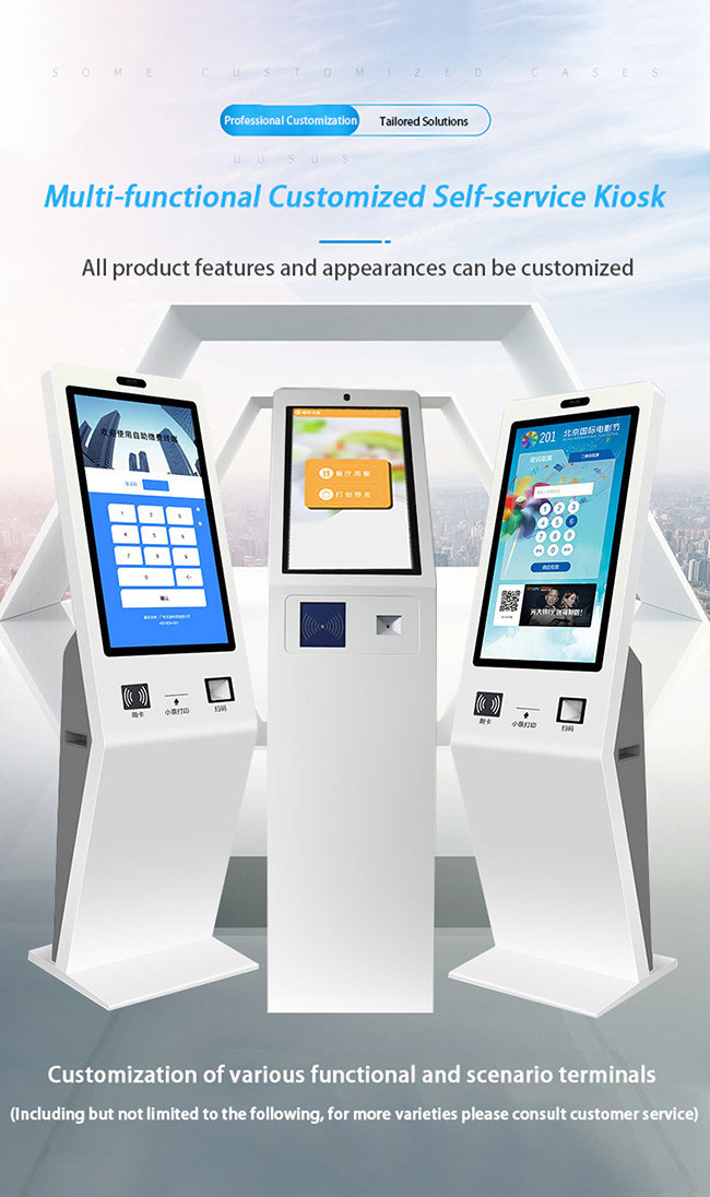 Interactive Self-Service Ordering Kiosk for Retail and Hospitality