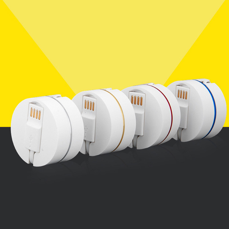 3 In 1 Retractable Length 80cm Micro Type C Cable Fast Charging
