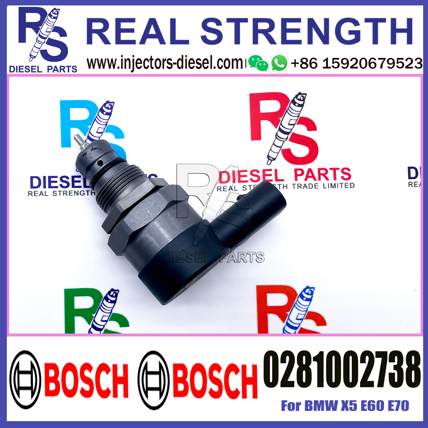BOSCH Control Valve DRV Regulator Solenoid 0281002738 for BMW X5 E60 E70