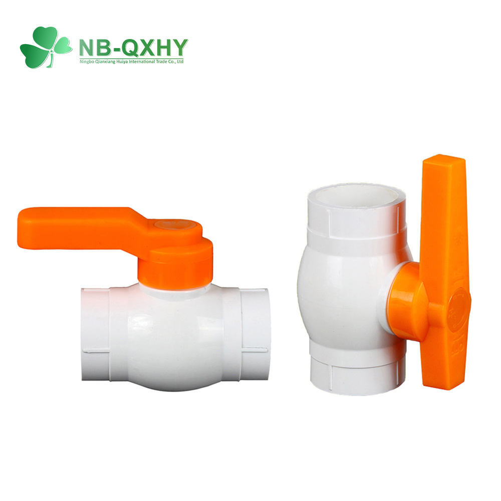 Custom Handle 1/2&quot;-4&quot; Inch PVC UPVC Plastic Octagonal Ball Valve