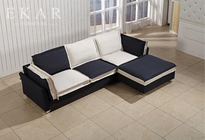 New Colorful Modern Fabric Armless I Shaped Couch Sofa AW-1707