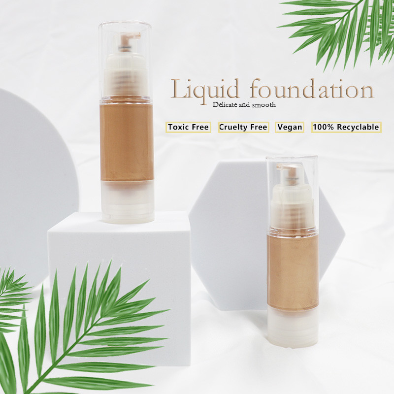 ISO Waterproof 2C Color Cosmetic Liquid Foundation Natural Concealer