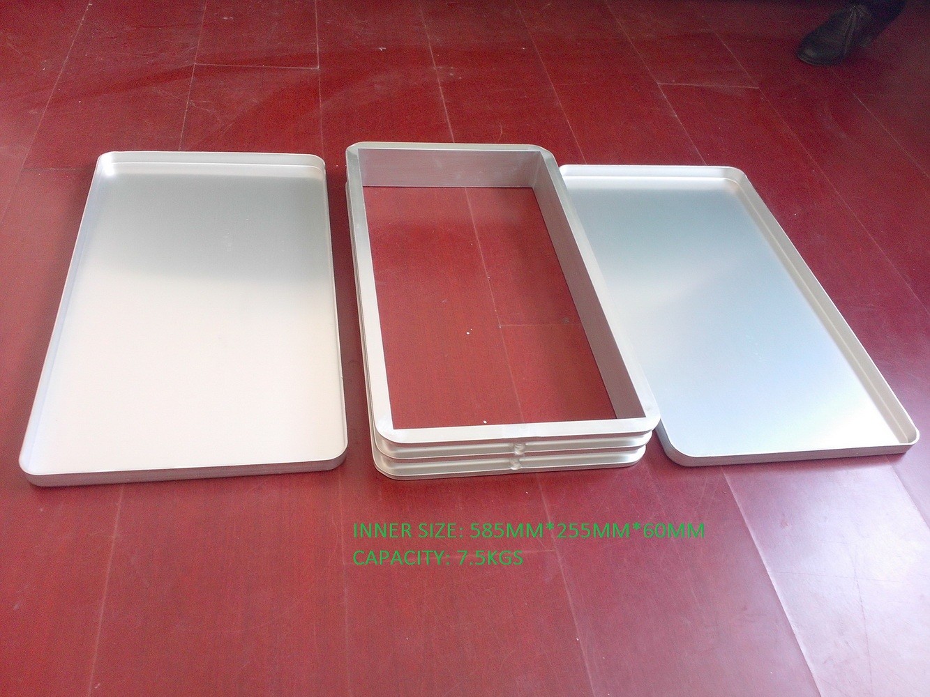 High quality 16lbs frozen shrimp use aluminum fast freezing frame tray