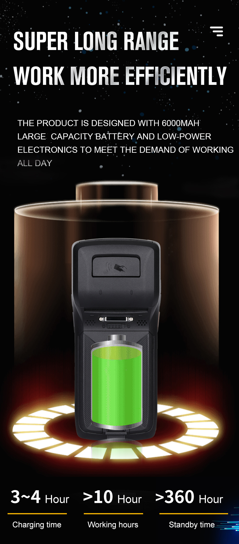JZIOT SDK Equipped Wireless Portable Laser 1D 2D Handheld Android NFC Barcode PDA Scanner With Printer