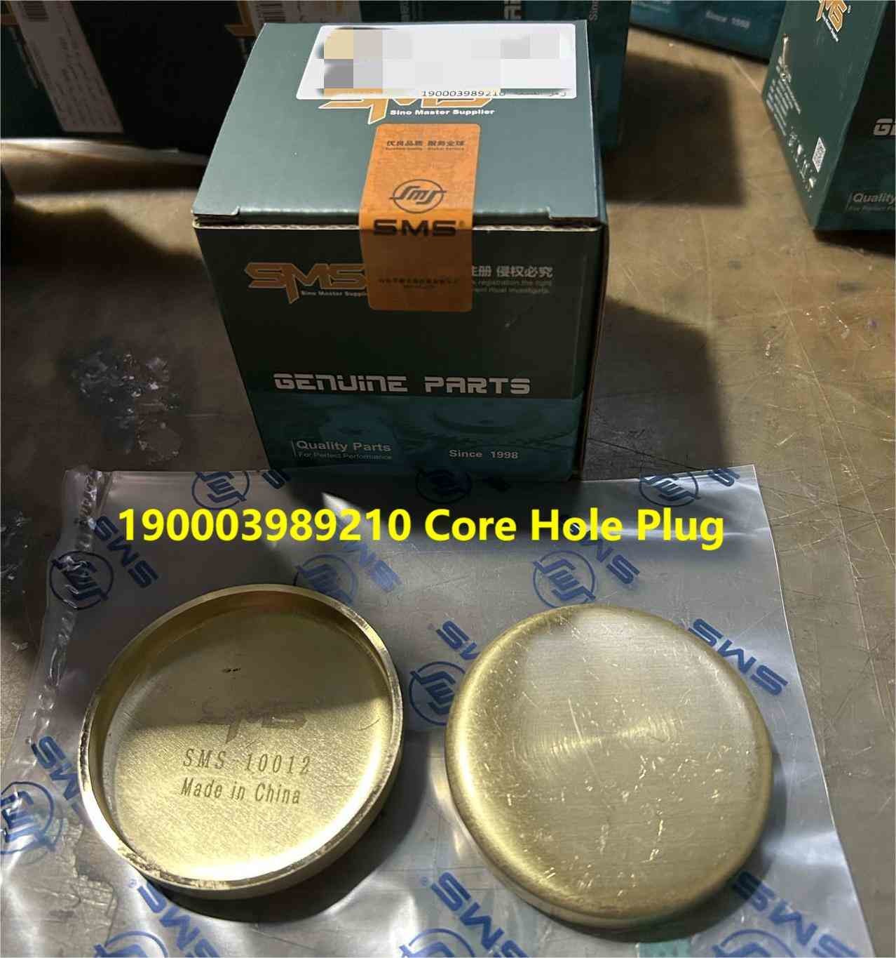 190003989210 Core Hole Plug HOWO Truck Parts Bowl Plug